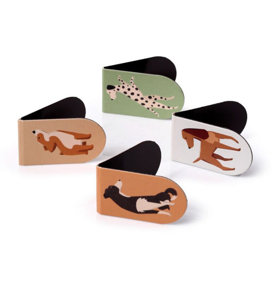 BARKS Magnetic Dog Bookmark Set (Pack of 4)