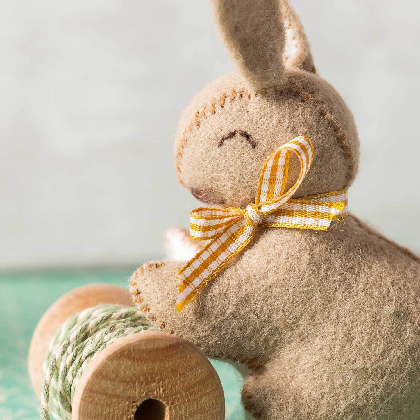 Corinne Lapierre Wool Mix Felt Craft Kit Bunnies | DIY Sewing Craft Set