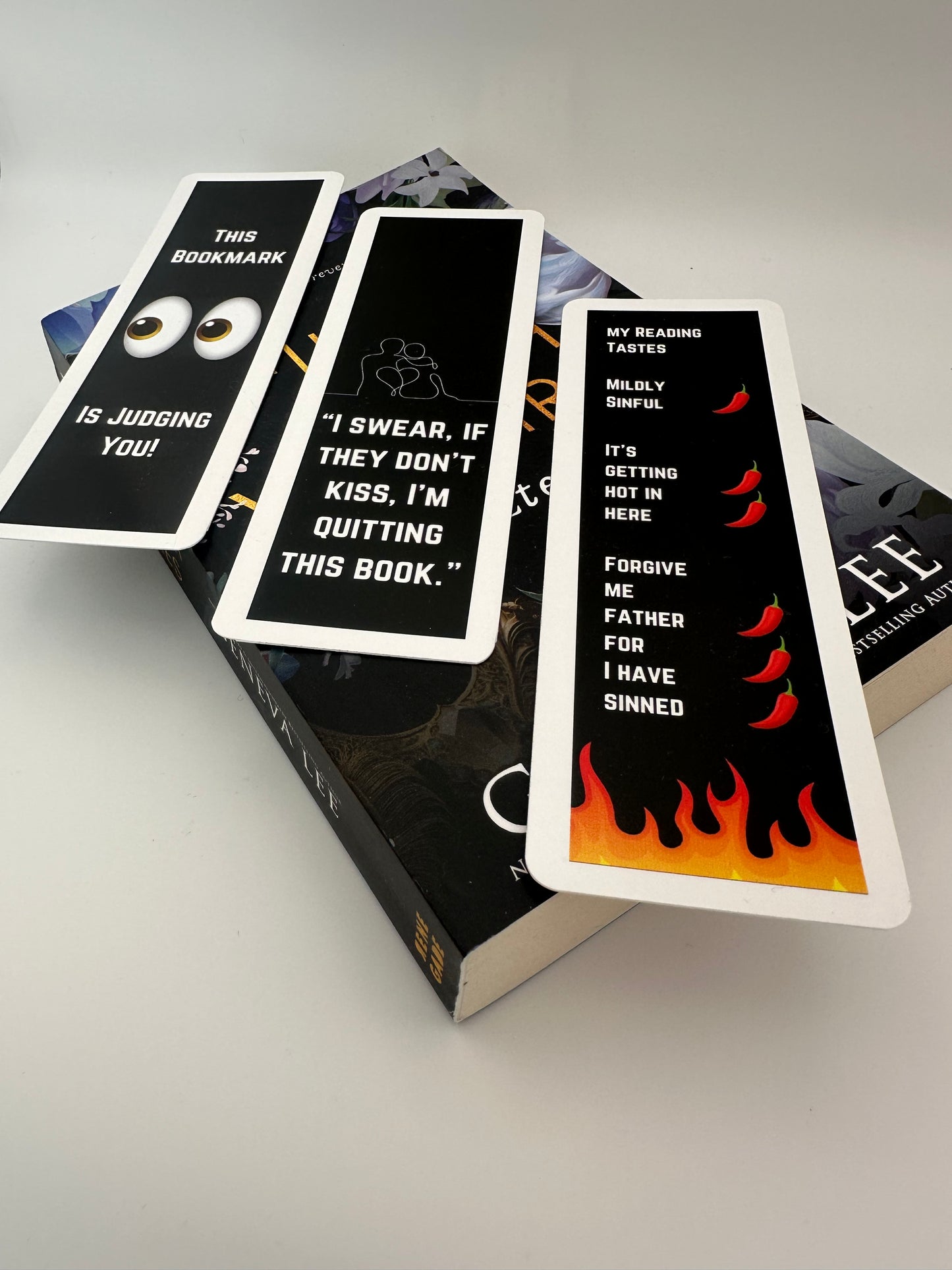Funny & Spicy Bookmark Set of 3 | BookTok Bookmarks | Reader Gift