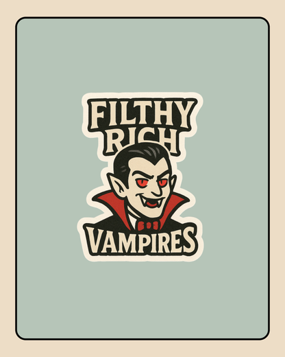 Vampire Sticker Set | Gothic Aesthetic Stickers | “Bite Me” “Love Bites” • Vampire Quotes