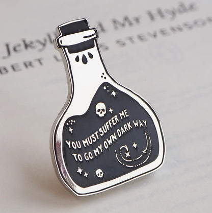 Dr Jekyll and Mr Hyde Potion Pin Badge – Gothic Literature Pin