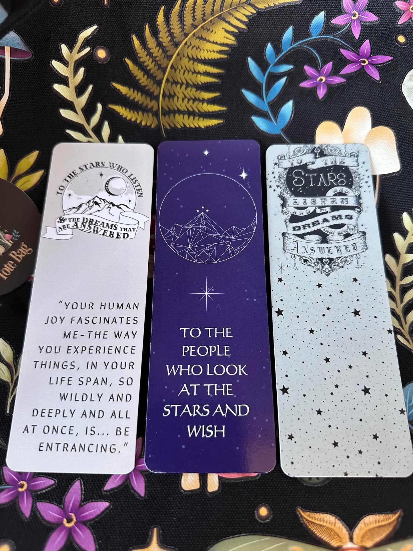 A Court of Thorns and Roses OOP Cover Gift Set Tote Bag Book & Bookmarks ACOTAR | Sarah J Maas Fans