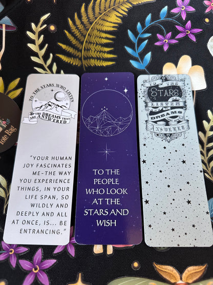 A Court of Thorns and Roses OOP Cover Gift Set Tote Bag Book & Bookmarks ACOTAR | Sarah J Maas Fans