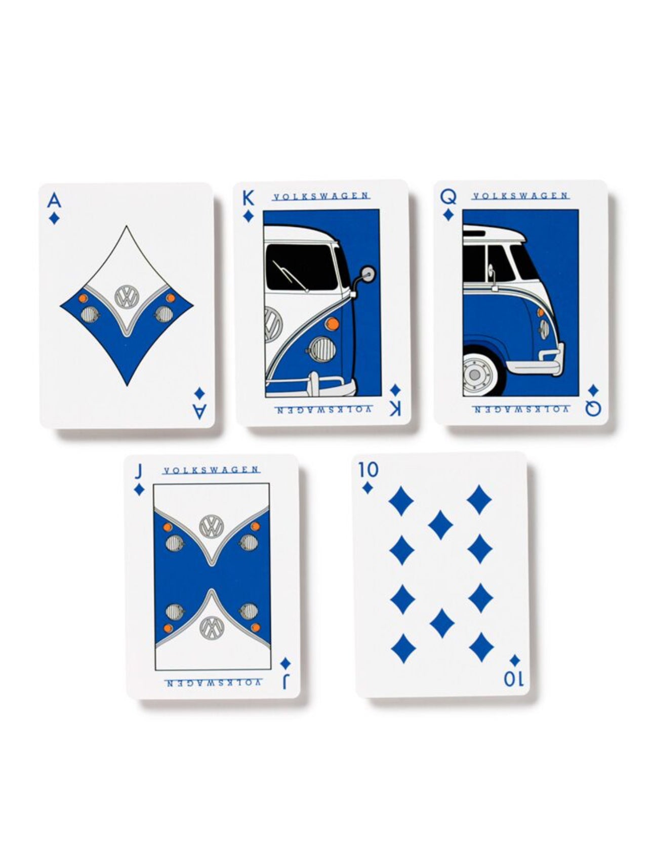 VW T1 Camper Van Playing Card Deck | Retro Travel Gift for Van-Lifers, Campers & Road-Trip Lovers