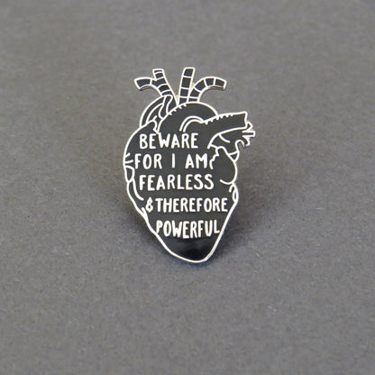 Frankenstein Anatomical Heart Pin Badge - Gothic Collection
