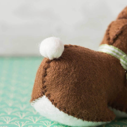Corinne Lapierre Wool Mix Felt Craft Kit Bunnies | DIY Sewing Craft Set